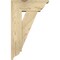 Ekena Millwork Traditional Traditional Rough Sawn Bracket w/ Offset Brace, Douglas Fir, 6"W x 14"D x 22"H BKT0604X14X22TRA01RDF - alternate 2